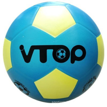 Smooth Surface Rubber Soccer Ball with Blue Color